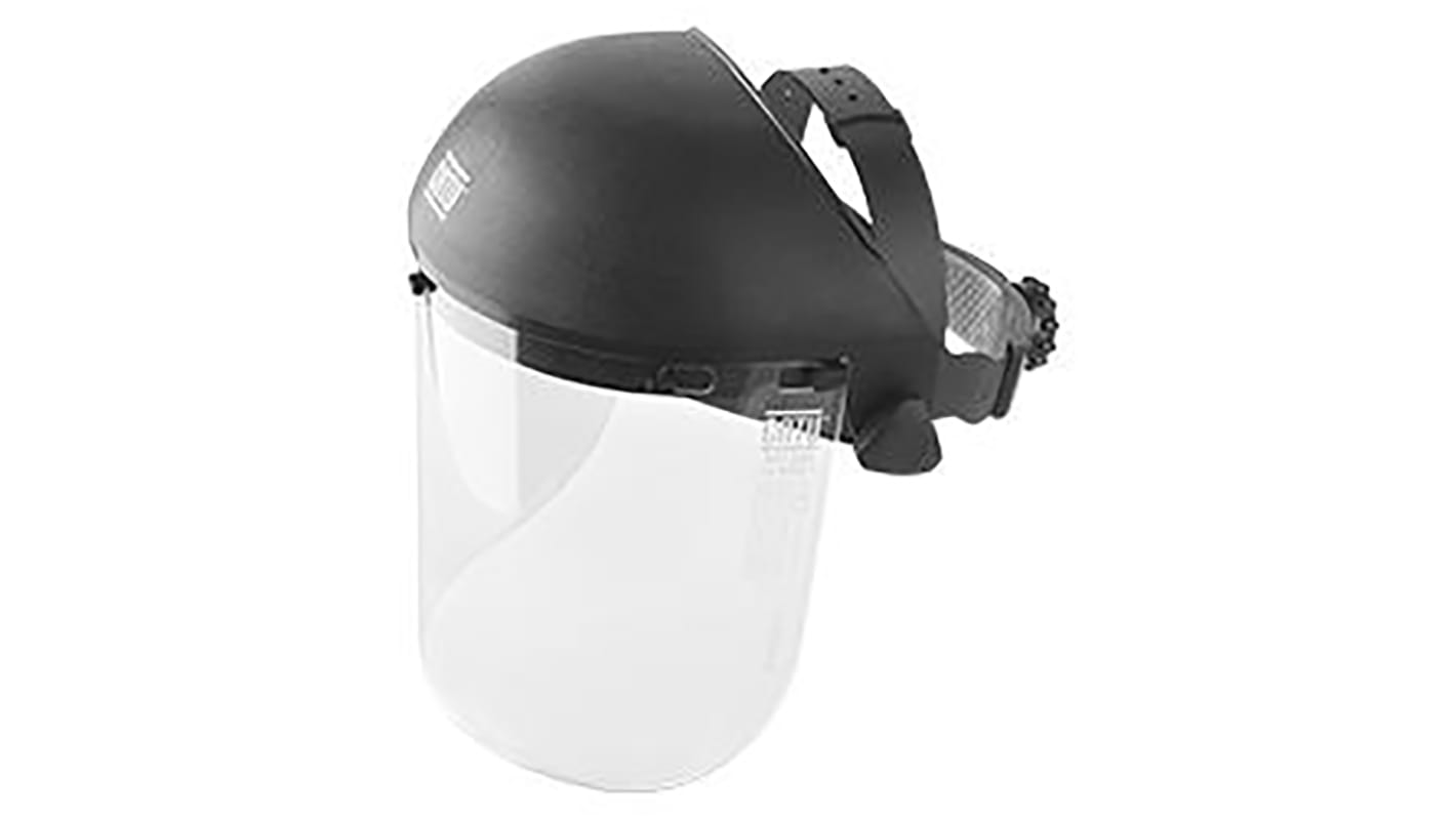 Catu Clear Flip Up PC Face Shield with Brow Guard , Resistant To Electric Arc, High Speed Particles, Impact