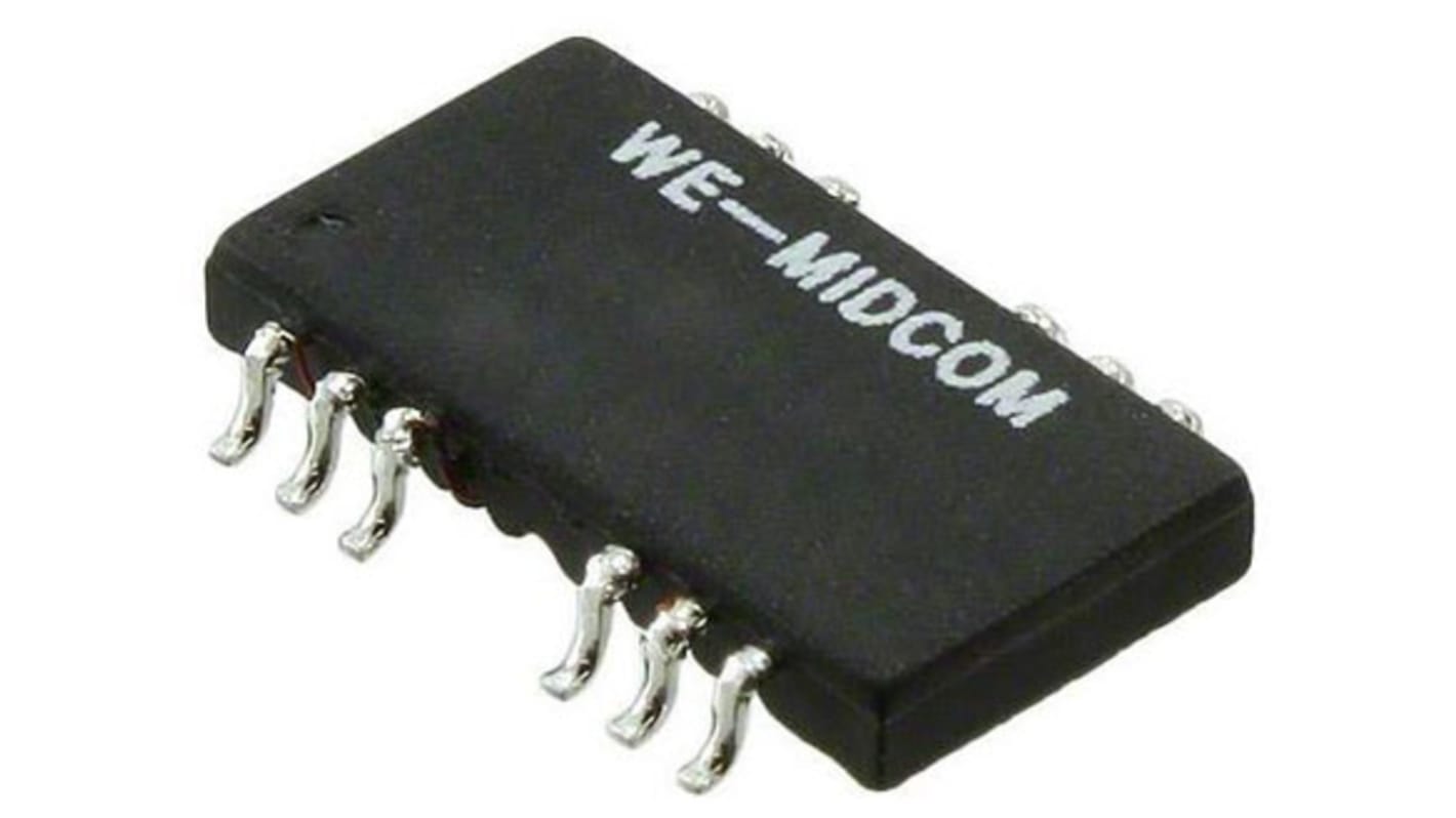 Wurth Elektronik LAN-Ethernet-Transformator SMD 1 Ports -1.1dB, L. 12.7mm B. 8.6mm