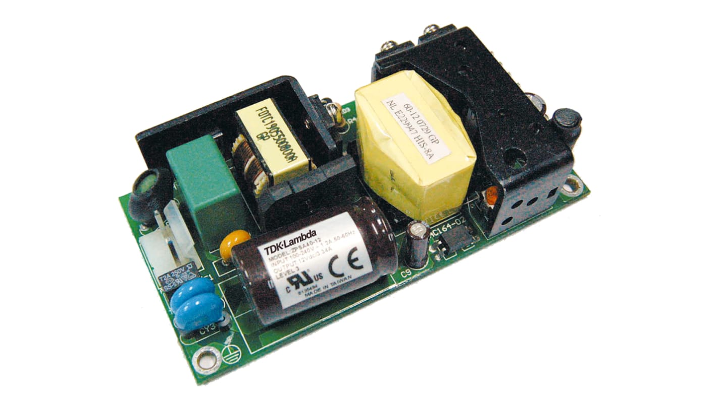 Fuente de alimentación de modo conmutado (SMPS) integrada TDK-Lambda, 24V dc, 40W, 1 salida, Montaje en PCB