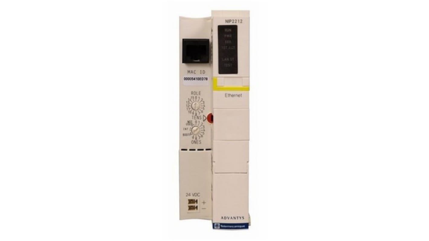 STBNIP2212 | Modicon STB NIM, Ethernet Modbus TCP/IP | RS