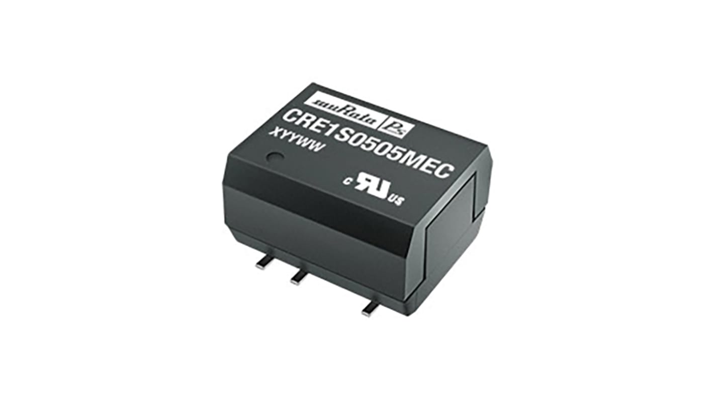 Murata CRE1 DC/DC-Wandler 1W 5 V dc IN, 5V dc OUT / 200mA Oberflächenmontage 3kV dc isoliert