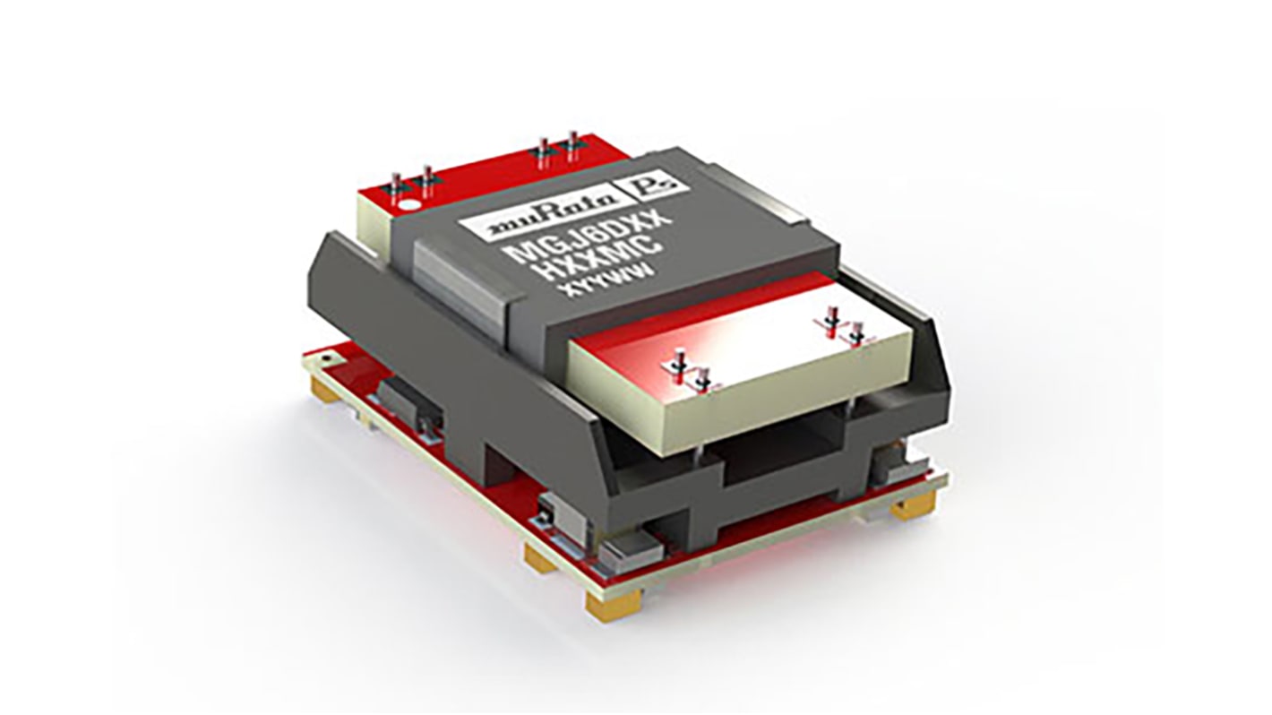 Murata MGJ6 DC/DC-Wandler 3W 24 V dc IN, ±24V dc OUT / 125mA Oberflächenmontage 5.7kV dc isoliert