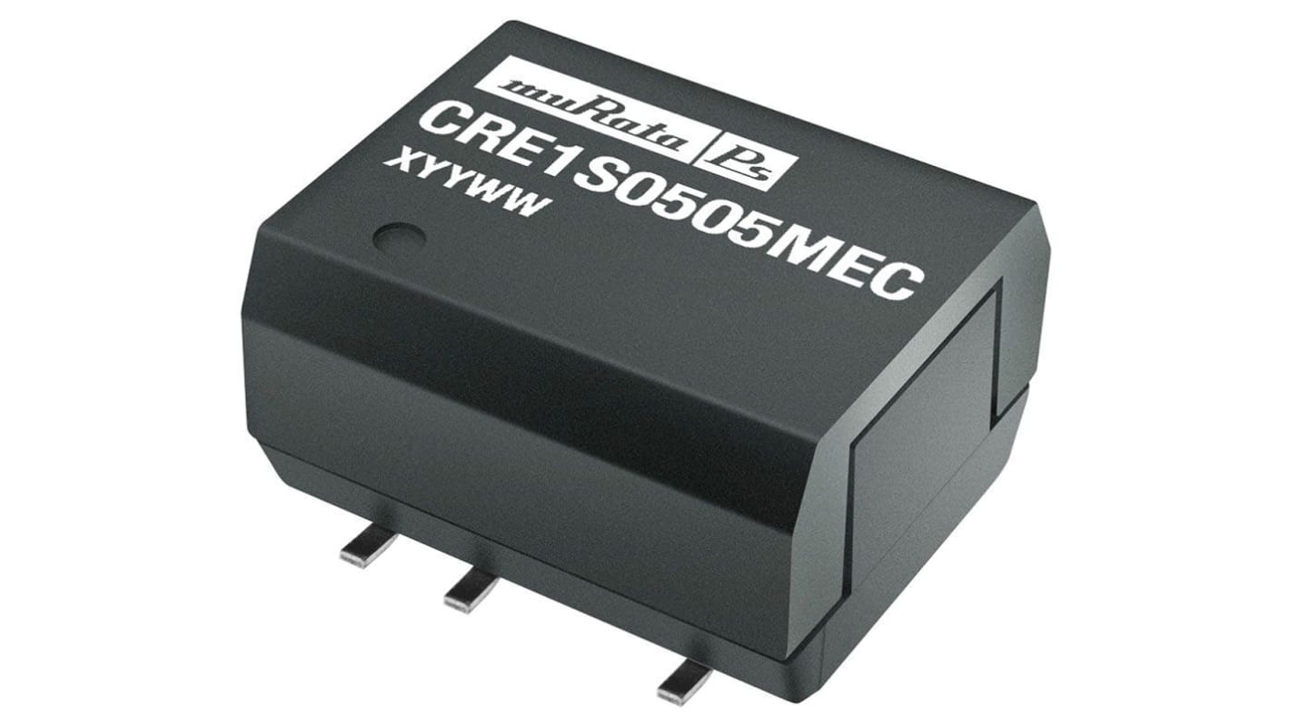 Murata CRE1 DC/DC-Wandler 1W 5 V dc IN, 5V dc OUT / 200mA Oberflächenmontage 3kV dc isoliert