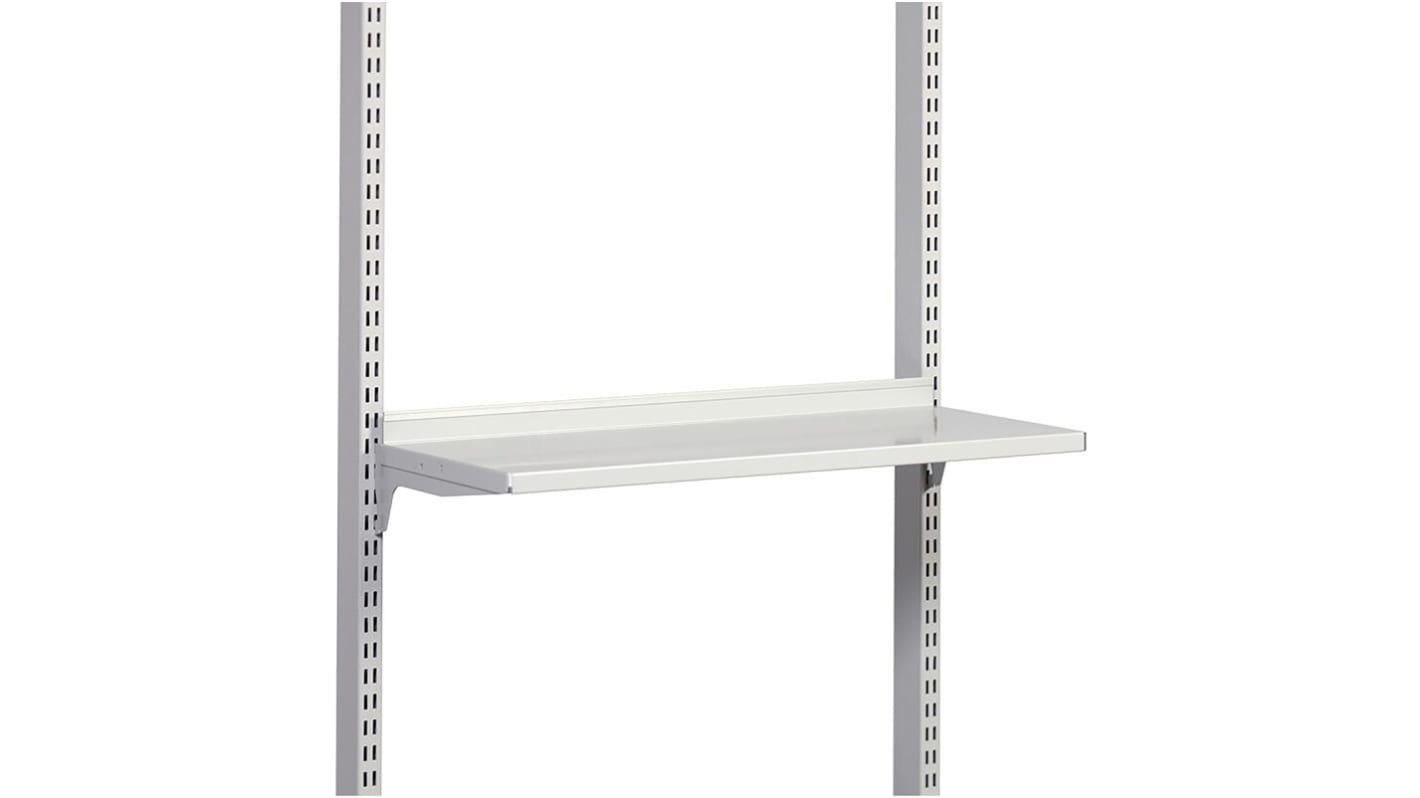 Treston Grey Steel Shelf x 890mm, 400mm, 50kg Load