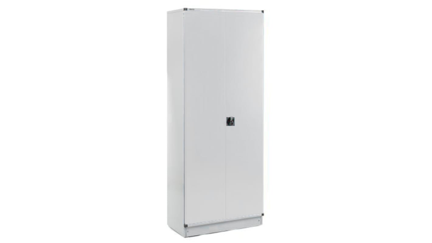 Treston 2 Door Steel  Lockable Floor Standing Storage Cabinet, 800 x 425 x 2000mm