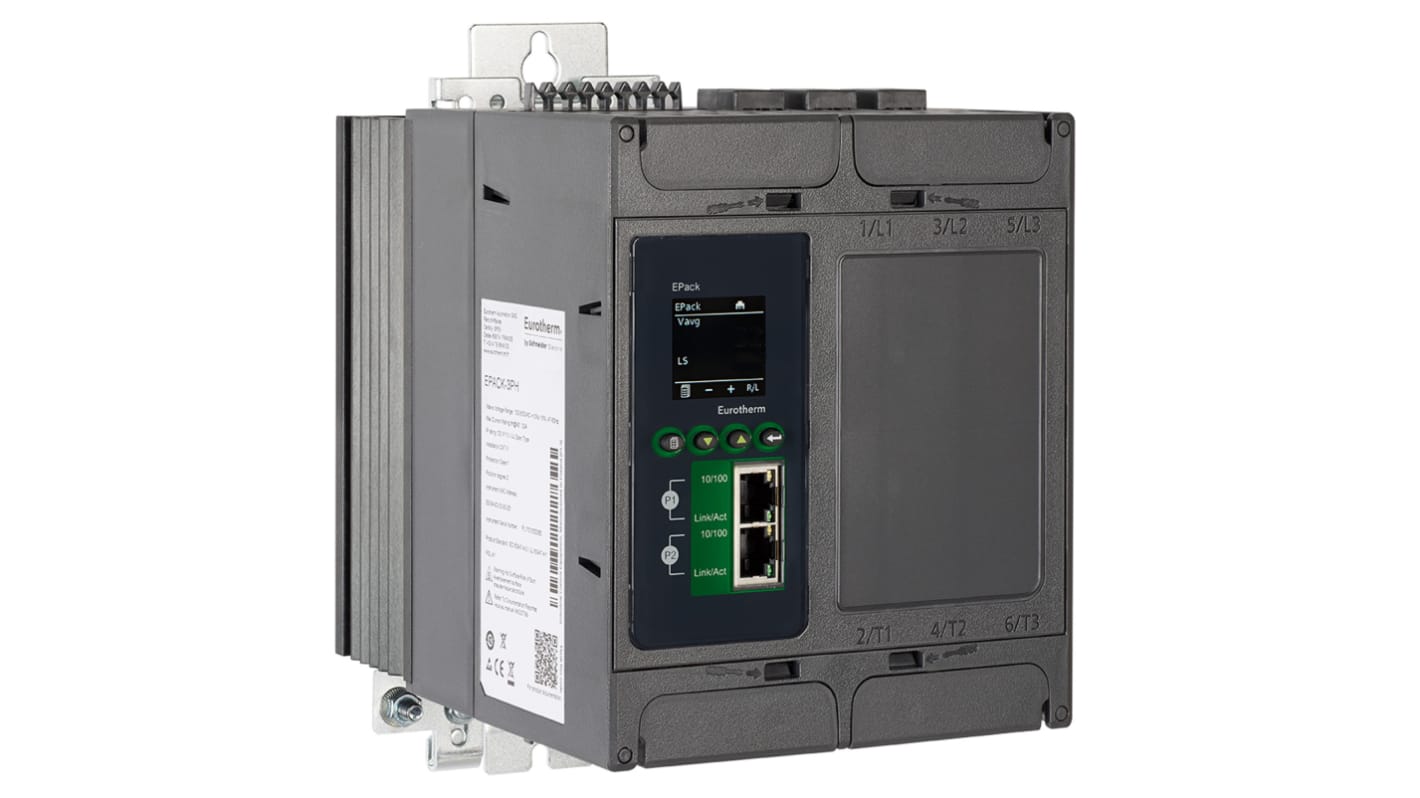 Control de alimentación Eurotherm, Modbus, 3 Phase, Analógico, digital, 25 A