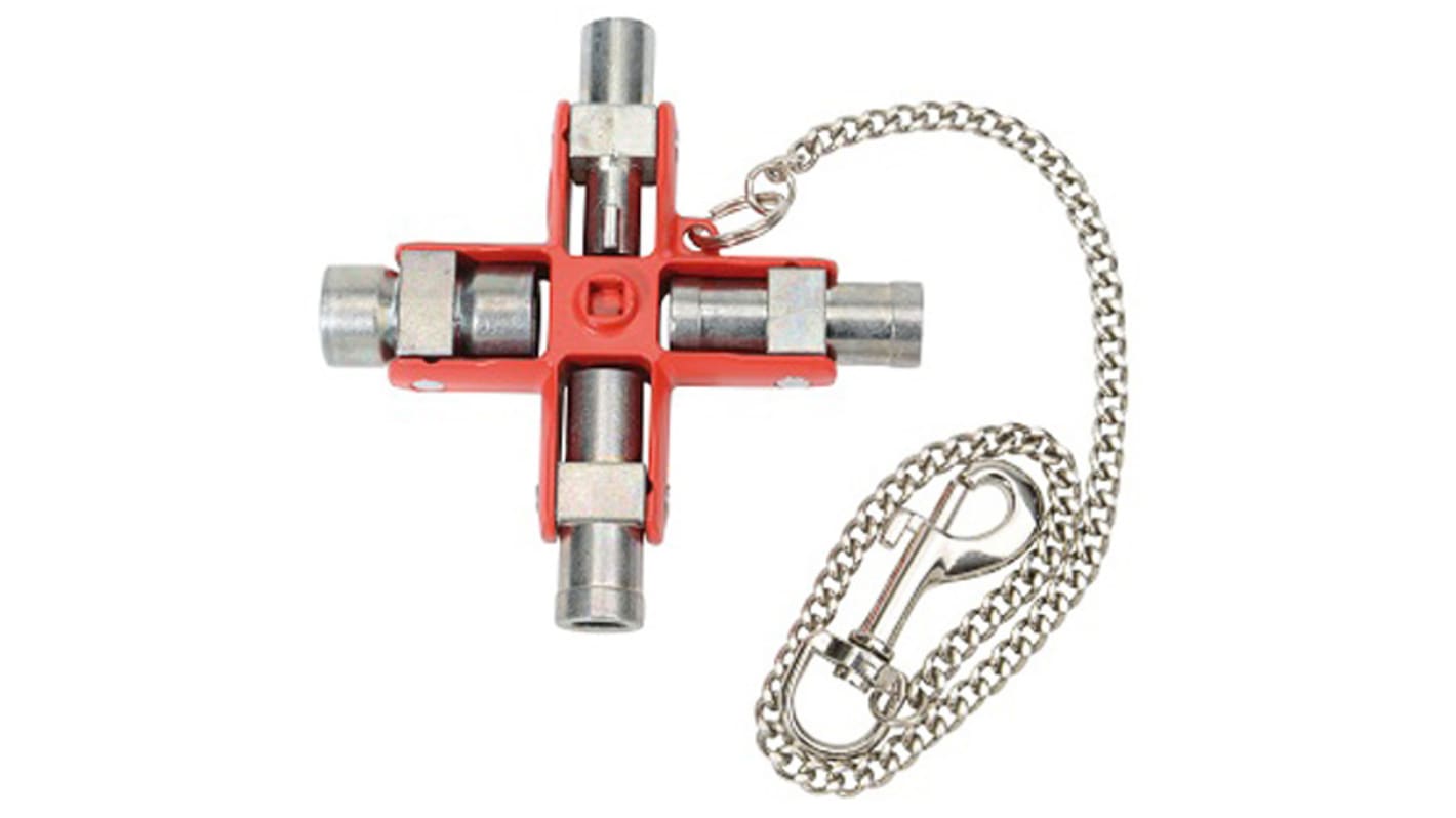 Llave para armario de control SAM, 8 huellas