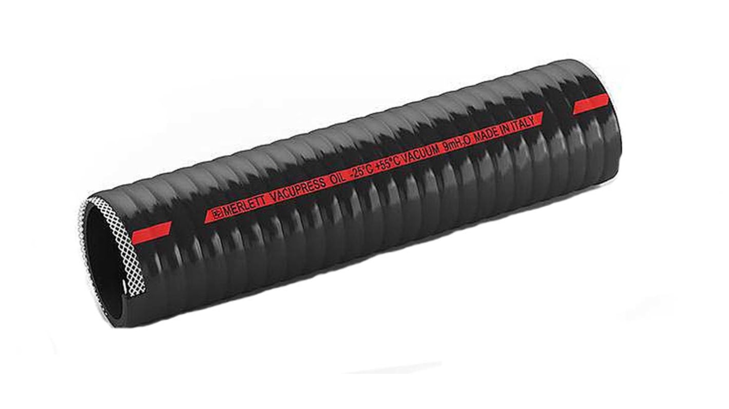 Manguera reforzada Contitech de PVC Negro, long. 10m, Ø int. 25mm, para Combustibles y aceites