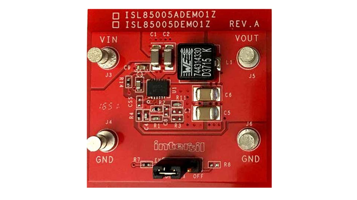 Renesas Electronics ISL85005FRZ Demoplatine Abwärtsregler