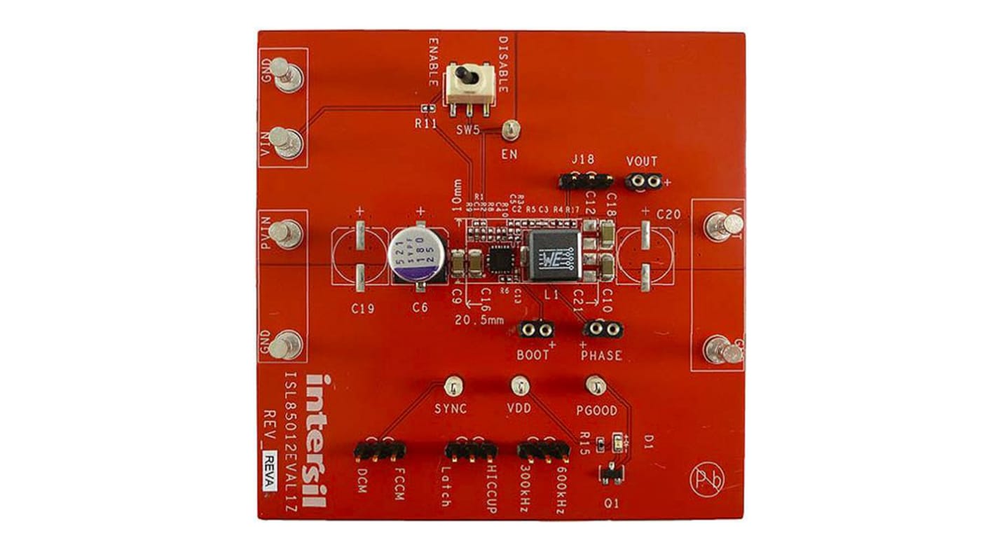 Renesas Electronics ISL85012 Evaluierungsplatine Abwärtsregler