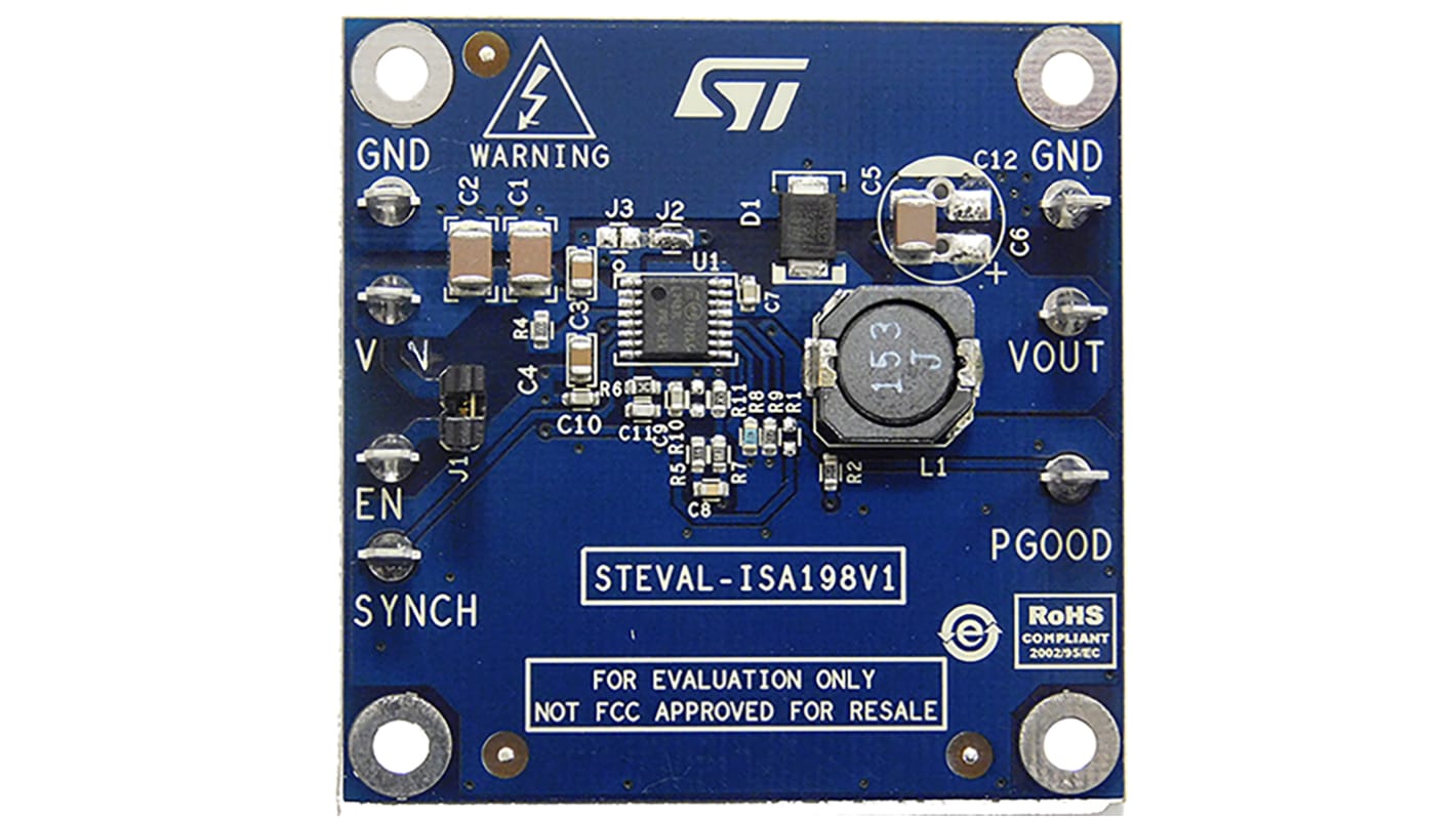 Kit de evaluación Regulador dc-dc STMicroelectronics - STEVAL-ISA198V1