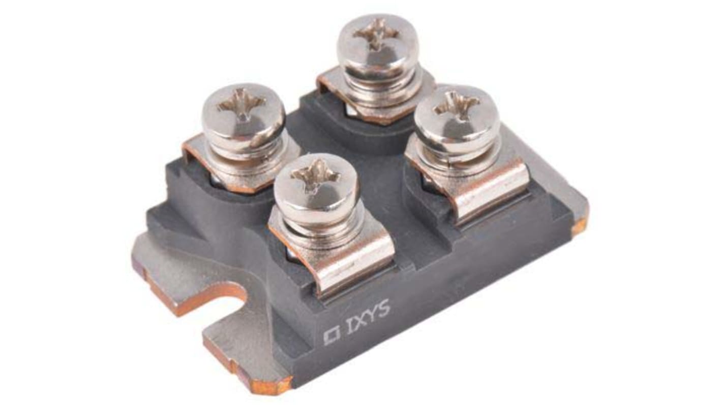 Modulo tiristore doppio SCR IXYS, SOT-227B, 4 Pin, 30A, 1600V, Montaggio superficiale