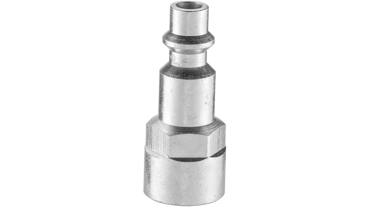 PREVOST Stecker für Pneumatik-Schnellverbindungskupplung Behandelter Stahl, G1/4 Buchse, Mit Gewinde ISO B6