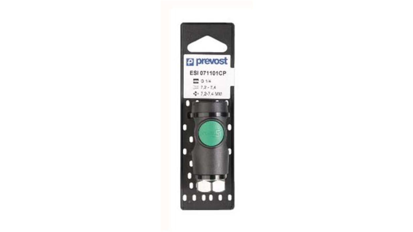 Enchufe rápido de seguridad de Cuerpo de composite PREVOST, Hembra G 1/2, Euro 7.2, Euro 7.4