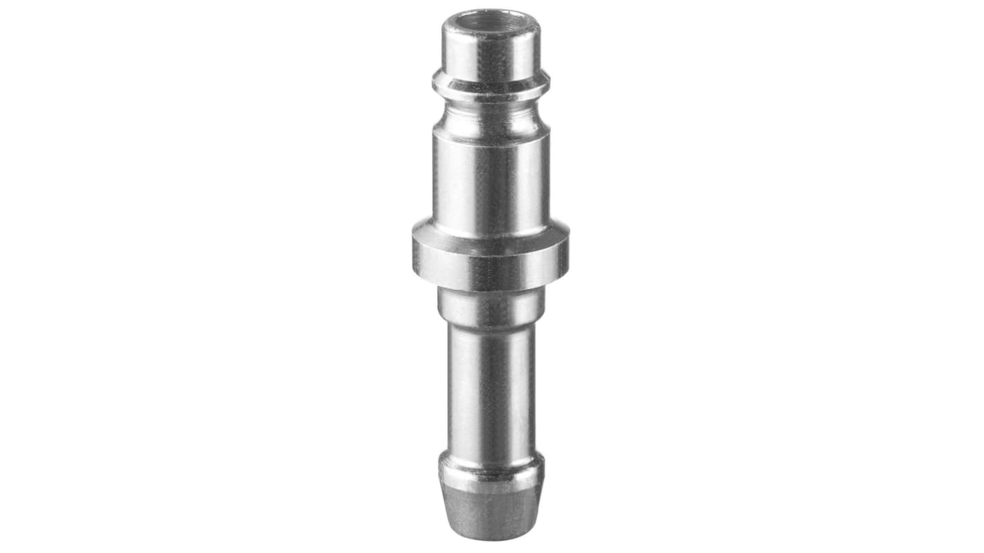 PREVOST Treated Steel Plug for Pneumatic Quick Connect Coupling, 9mm Hose Barb