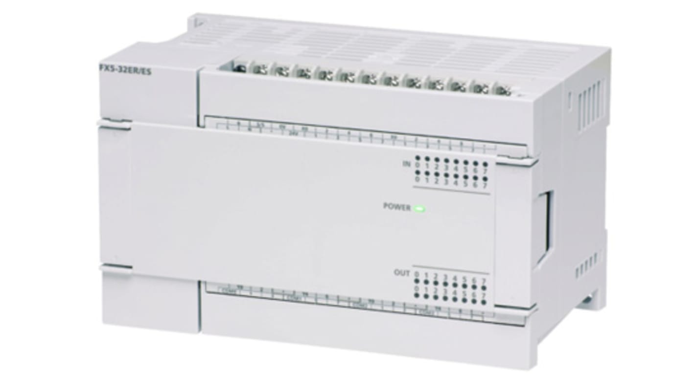 Módulo de distribución de potencia Mitsubishi Electric, 24 V dc, para usar con PLC serie MELSEC iQ-F, 16 entradas tipo