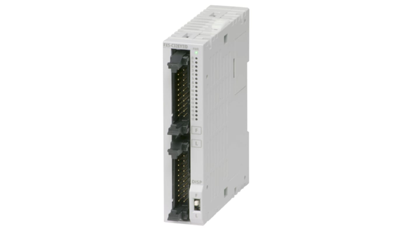 Mitsubishi Digitális I/O modul, használható (MELSEC iQ-F sorozatú PLC)-hoz, Egyenáram bemenet, Tranzisztor kimenet