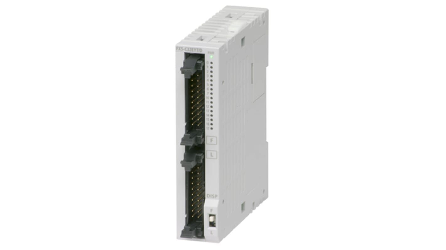 Mitsubishi Digitales E/A-Modul für SPS der Serie MELSEC iQ-F, 16 x DC IN / 16 x Transistor OUT, 20,1 x 90 x 87 mm