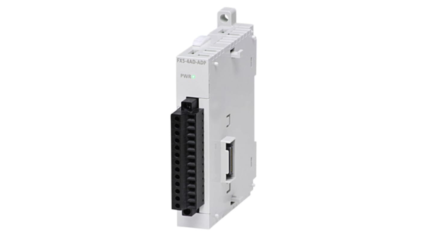 Modulo analogico Mitsubishi Electric, serie FX5, per iQ FX5 PLC, iQ FX5U PLC, c.c.