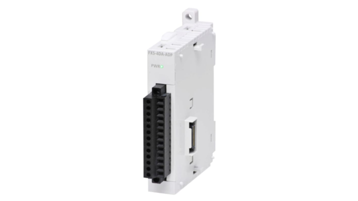 Módulo analógico Mitsubishi Electric FX5, para usar con iQ FX5 PLC, iQ FX5U PLC, 4 salidas tipo Termopar