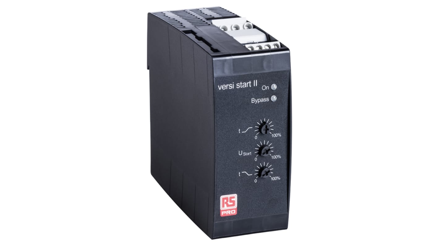 Avviatore soft-start RS PRO, 2 fasi, 1,5 kW, 400 V c.a., IP20