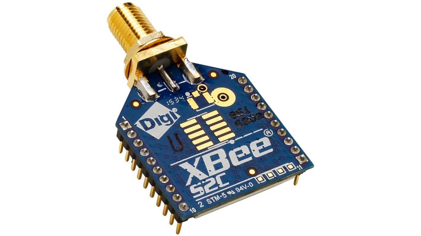 Module de développement de communication et sans fil Digi International XBee-S2C Circuit transceiver RF 2.4GHz