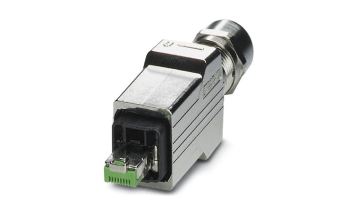 Conector RJ45 Cat5 Macho Phoenix Contact serie CUC, de 8 vías, apantallado