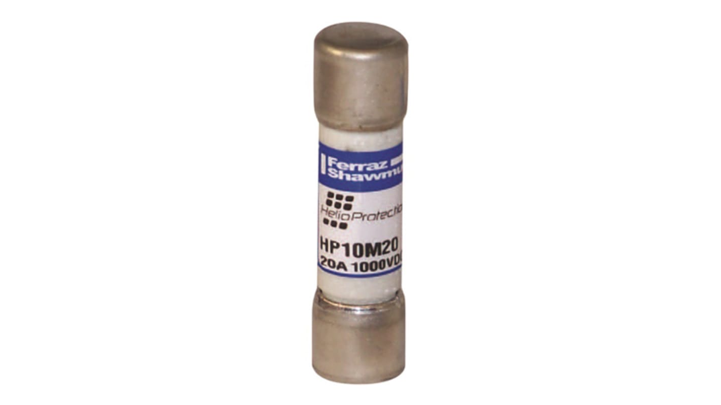 Mersen 10A Glass Melamine Cartridge Fuse, 10 x 38mm