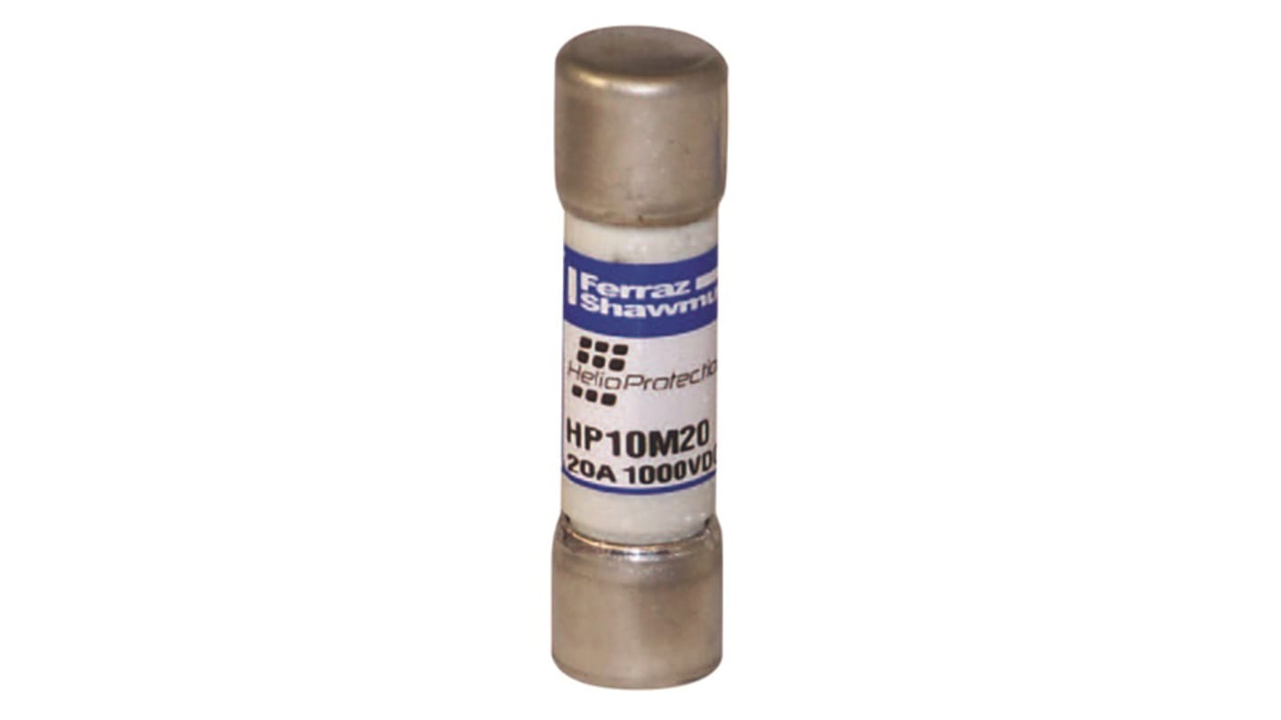 Mersen 1A Glass Melamine Cartridge Fuse, 10 x 38mm