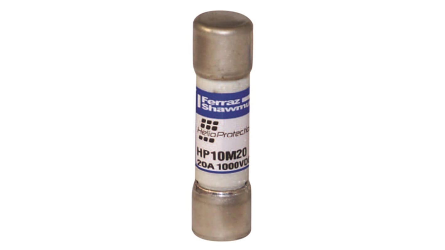 Mersen 1A Glass Melamine Cartridge Fuse, 10 x 38mm