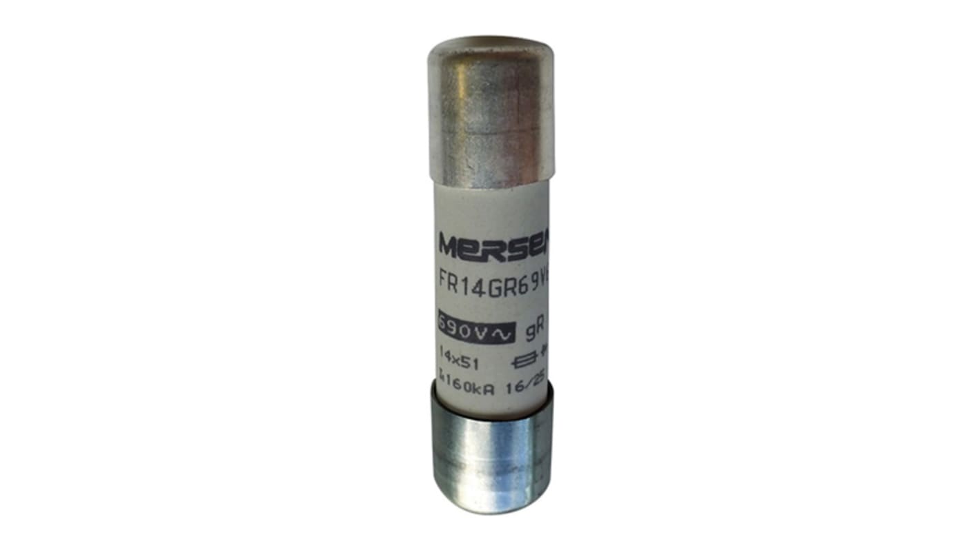 Mersen 25A FF Cartridge Fuse, 14 x 51mm