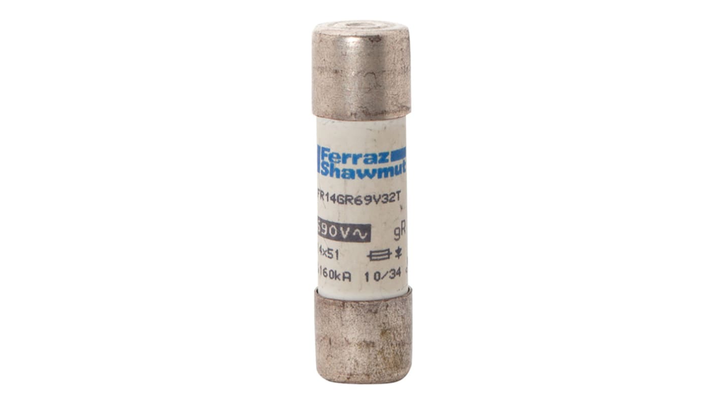 Mersen 16A FF Cartridge Fuse, 14 x 51mm