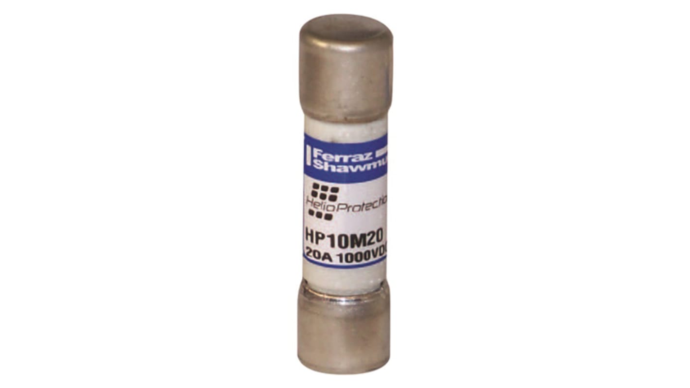 Mersen 8A Glass Melamine Cartridge Fuse, 10 x 38mm