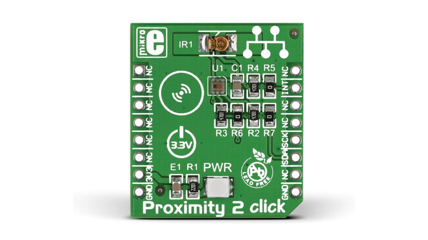 Placa Click mikroBus Sensor de proximidad MikroElektronika Proximity 2 Click - MIKROE-1818