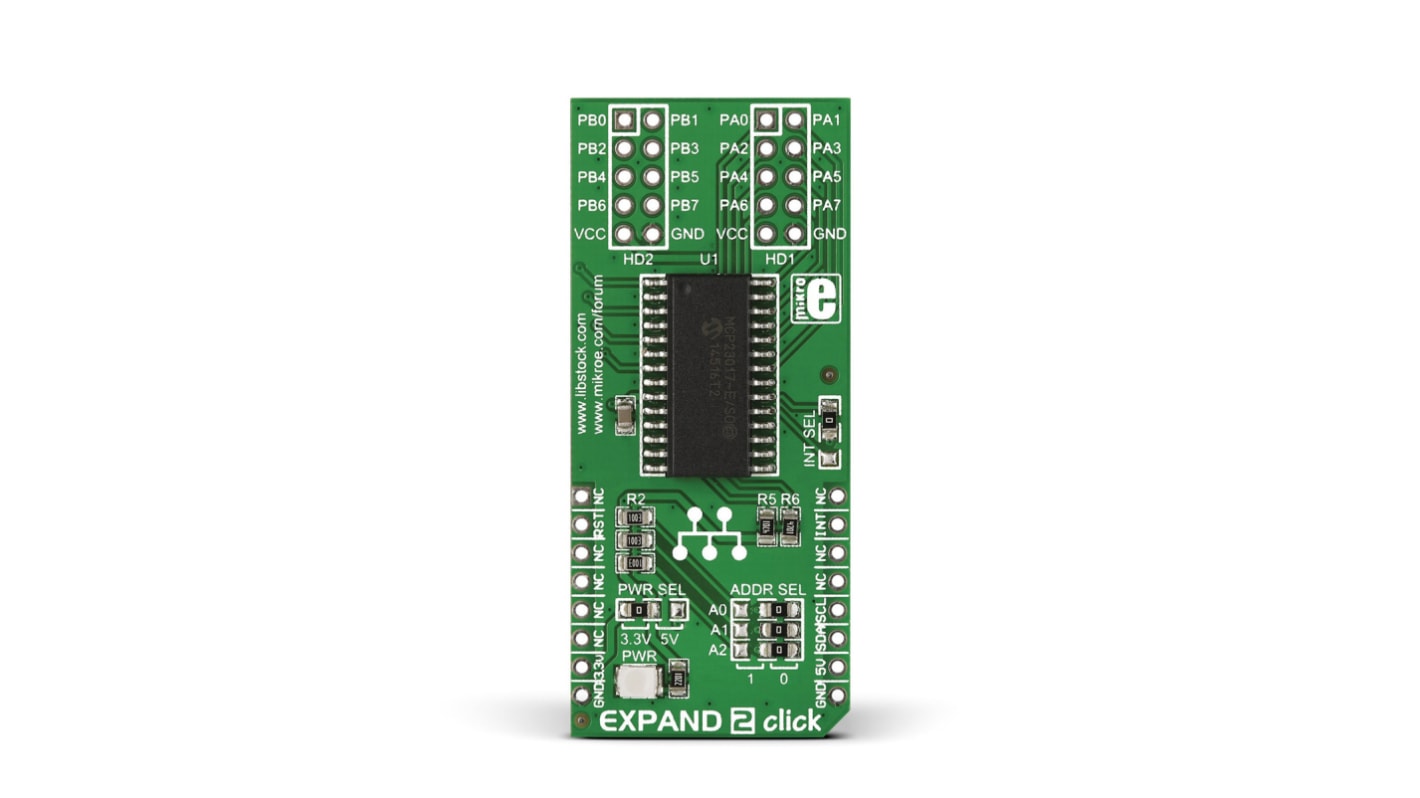 MikroElektronika Entwicklungstool Kommunikation und Drahtlos für MikroBUS