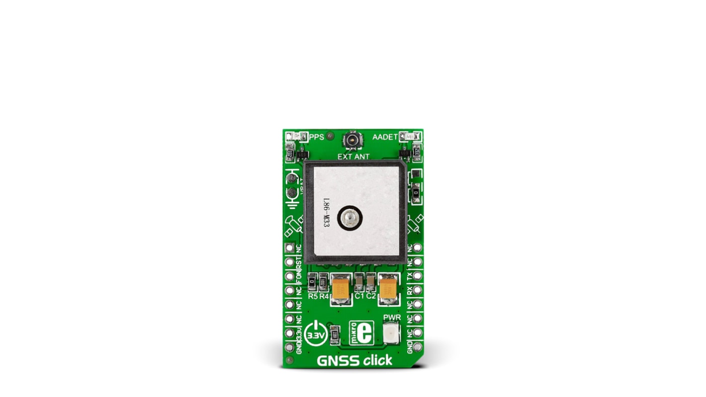 MikroElektronika GNSS Click L86 GLONASS (GNSS), GPS mikroBus Click Board for Navigation Devices based on GPS & GLONASS