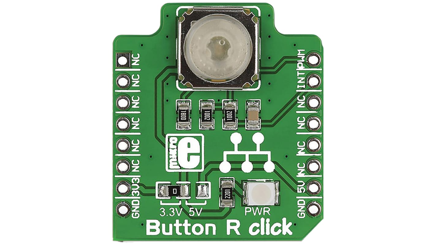 MikroElektronika Entwicklungskit für MMS Button R MikroBUS Click Board