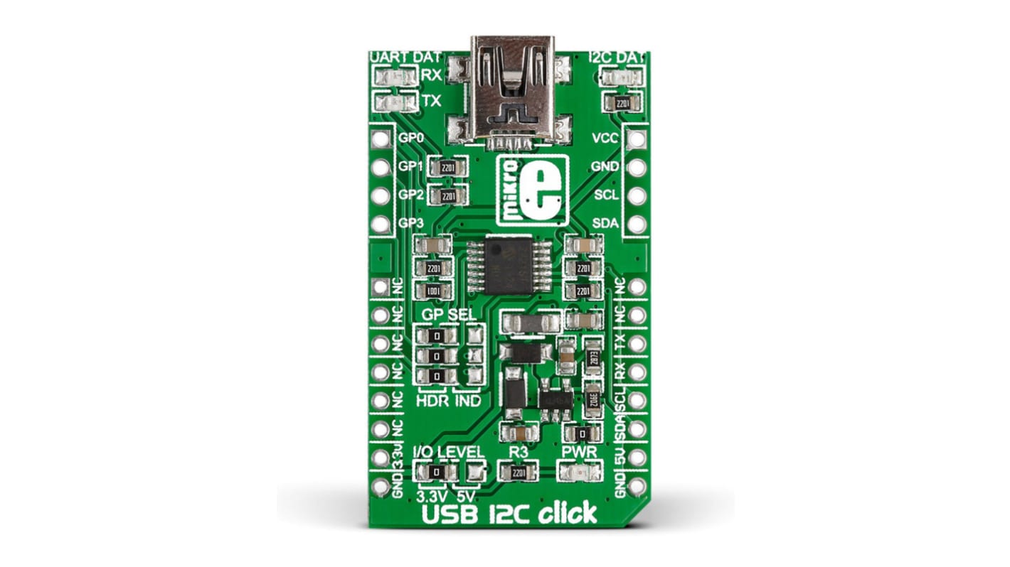 MikroElektronika USB 12C click MCP2221 Development Kit for MikroBUS MIKROE-1985