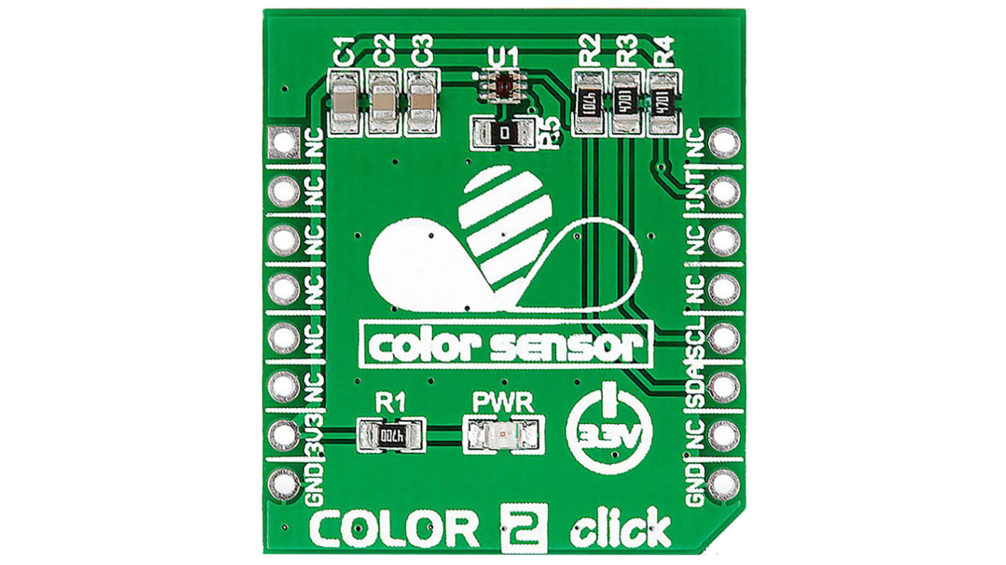 Scheda click mikroBus Color 2 Click MikroElektronika, con Colore del sensore