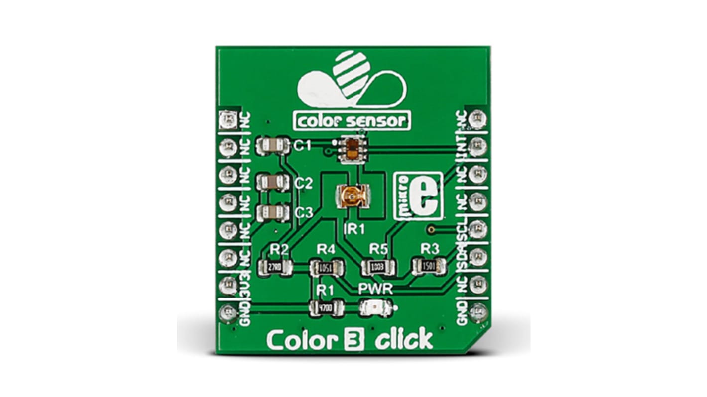 Scheda click mikroBus Color 3 Click MikroElektronika, con Colore del sensore