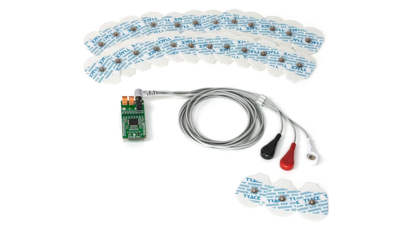 MIKROE-2508 | MikroElektronika ECG 2 click bundle Heart Rate Sensor ...