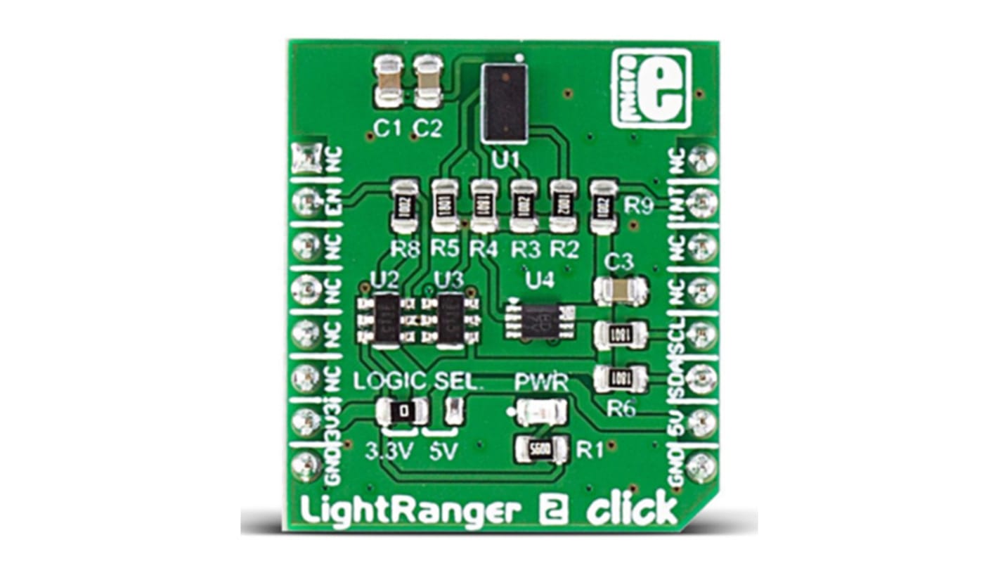 Scheda click mikroBus Light Ranger 2 Click MikroElektronika, con Sensore dei gesti