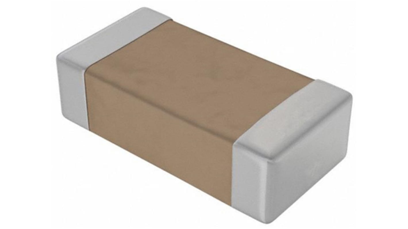 KYOCERA AVX 10nF Multilayer Ceramic Capacitor MLCC, 100V dc V, ±10% , SMD