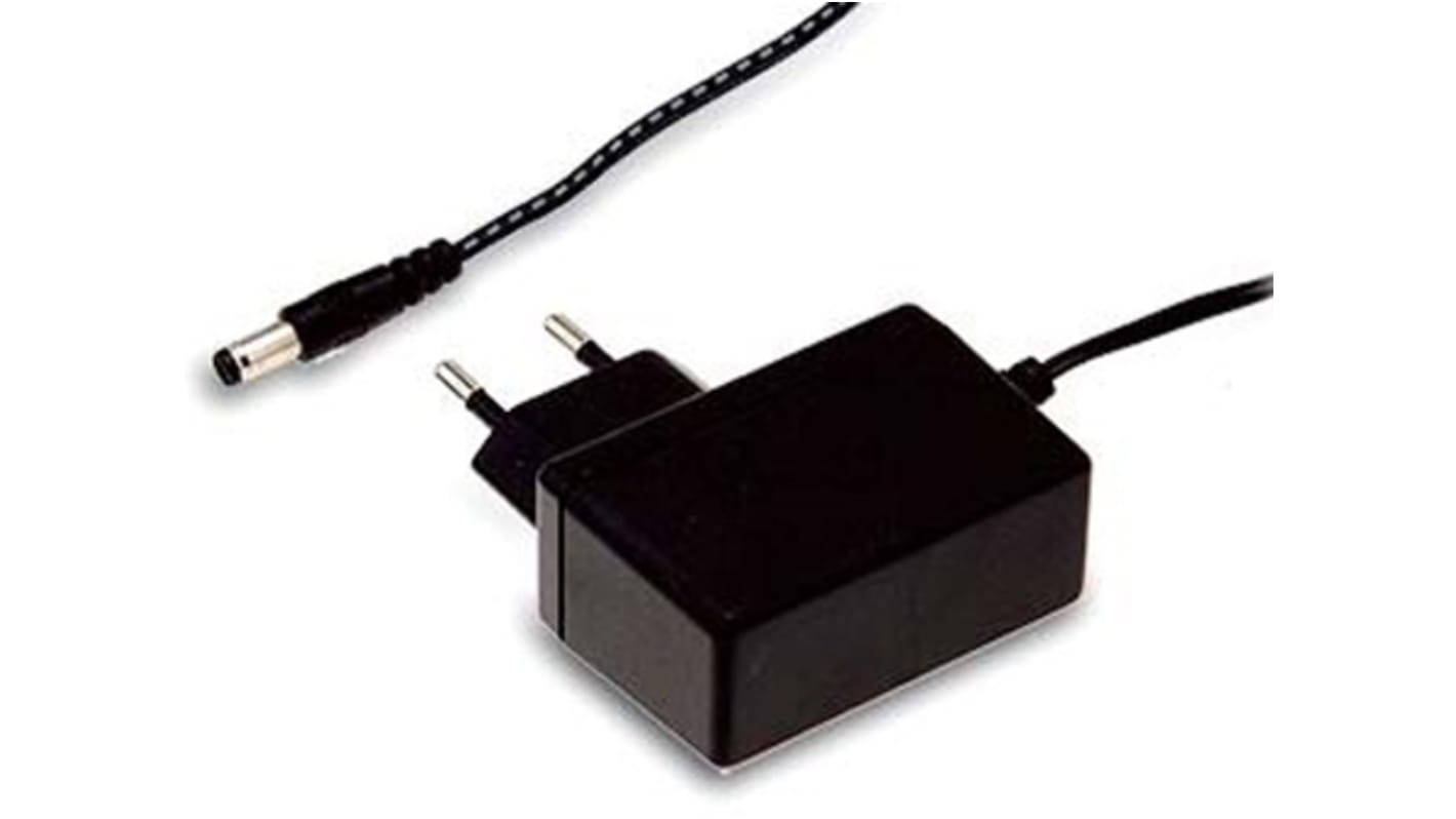 MEAN WELL 25W Plug-In AC/DC Adapter 48V dc Output, 520mA Output