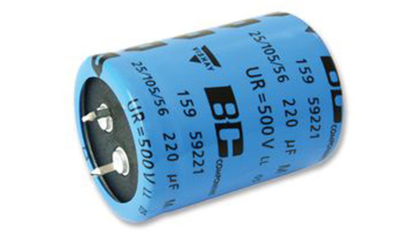 Vishay 120μF Electrolytic Capacitor 500V dc, Snap-In - MAL215929121E3