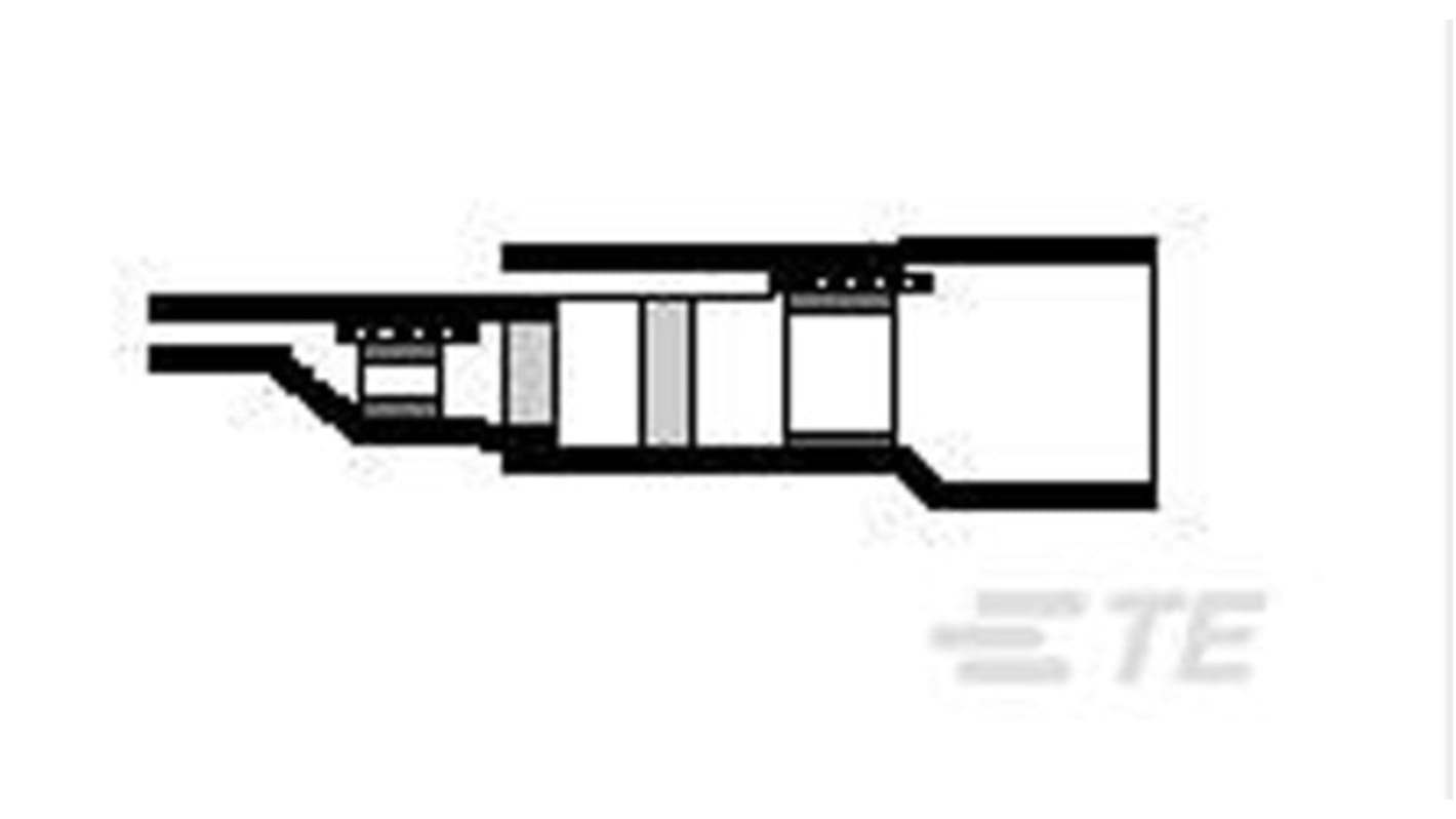 Boccola a saldare TE Connectivity, in PVDF, Blu, diametri da 1.7 → 3.4mm, manicotto lungo 29mm