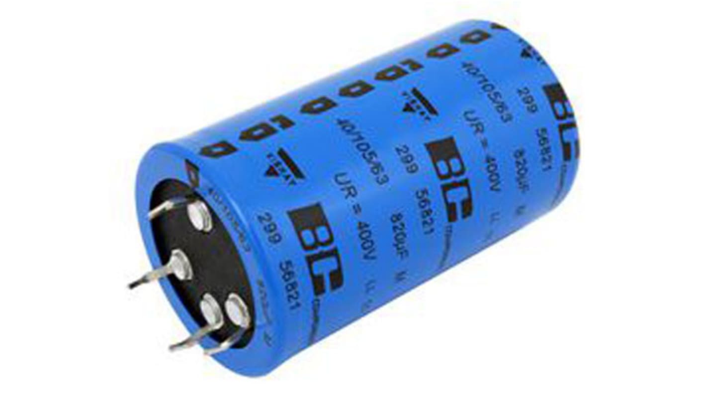 Vishay 2200μF Aluminium Electrolytic Capacitor 400V dc, Snap-In - MAL229956222E3