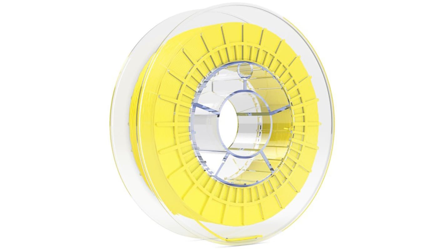 Filament pour imprimante 3D BQ, Filaflex, Ø 1.75mm, Jaune, 500g, FDM