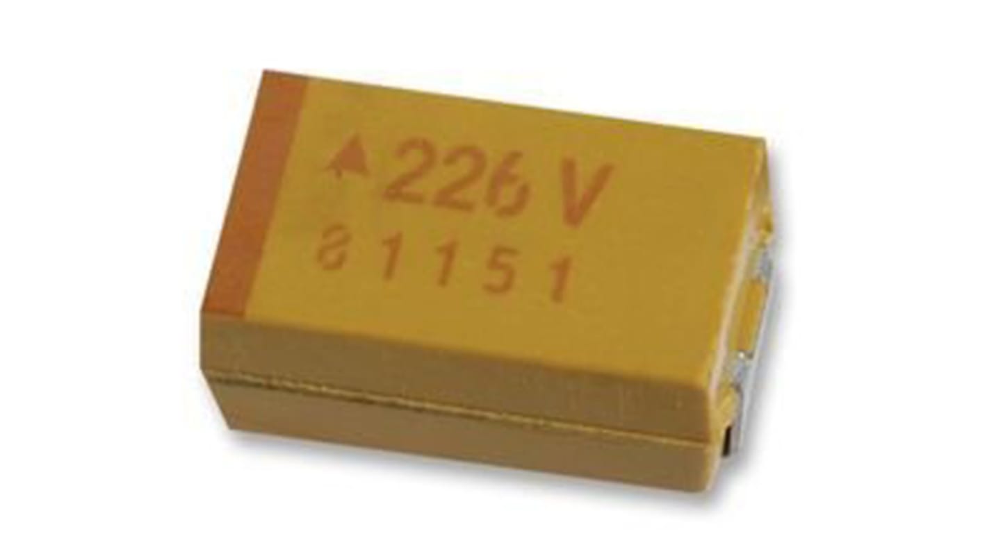 KYOCERA AVX 100μF Electrolytic Tantalum Capactitor 25V dc, TAJ Series