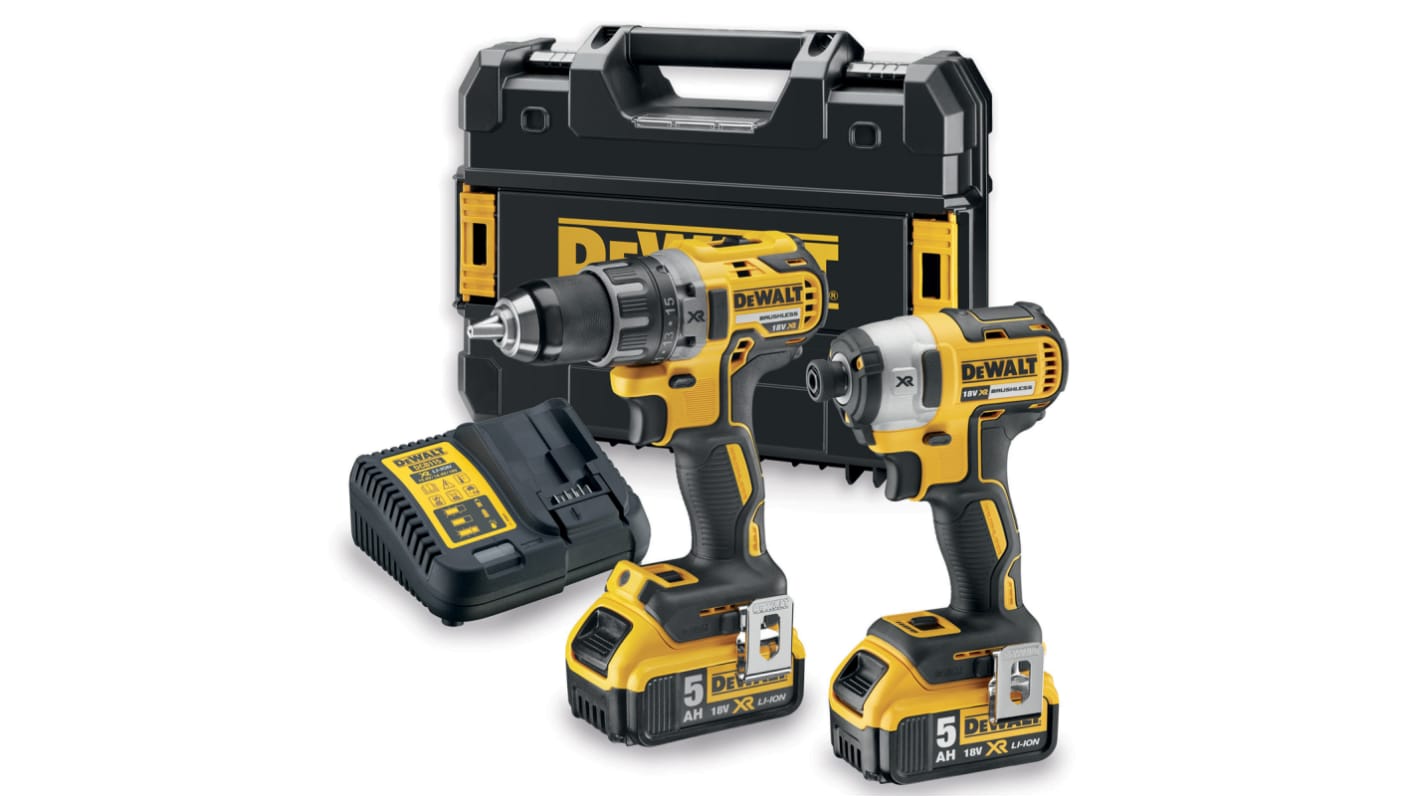 DeWALT DCK268P2T DCK Li-Ion Akku Bohrschrauber 18V Bürstenmotor 5Ah